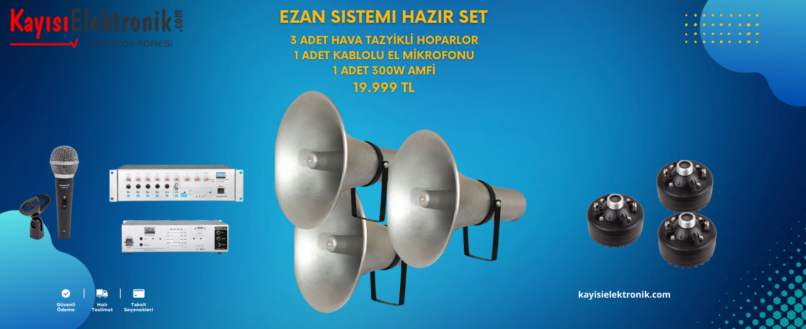 EZAN SİSTEMİ HAZIR SET