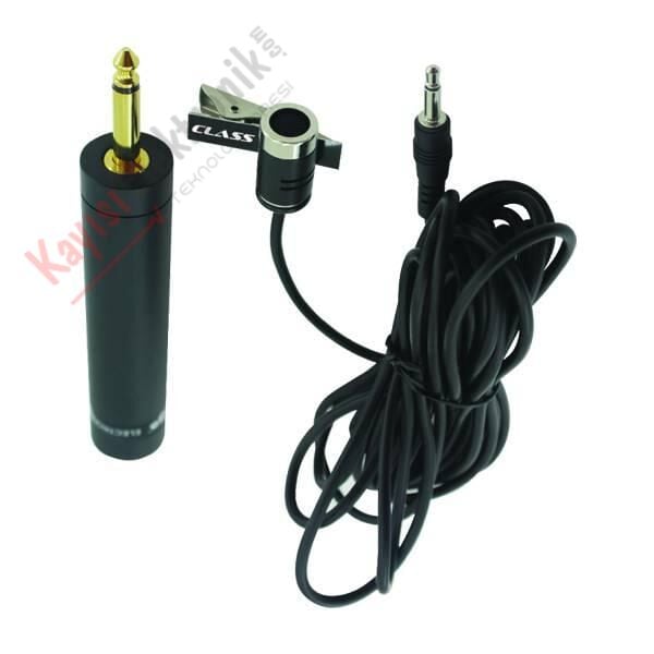 GOLD AUDİO ACS 444 YAKA MİKROFONU 6 METRE KABLO