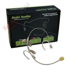 GOLD AUDİO PRO K35 HEADSET MİKROFON (4 PİNLİ)