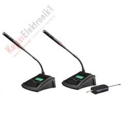 GOLD AUDİO GX 752 ÇİFT'Lİ KABLOSUZ KÜRSÜ MİKROFONU