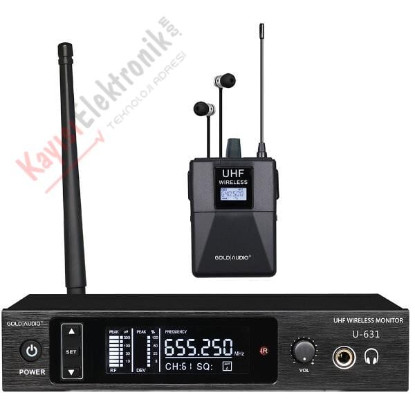 GOLD AUDİO UM-631 KABLOSUZ İN-EAR MONİTOR SİSTEMİ