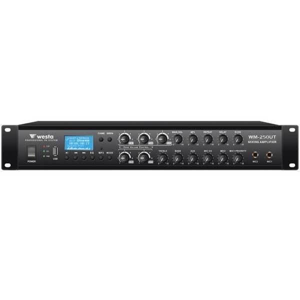 WESTA WM-350UT Hat Trafolu 350 Watt 6 Bölgeli Mikser Amfi