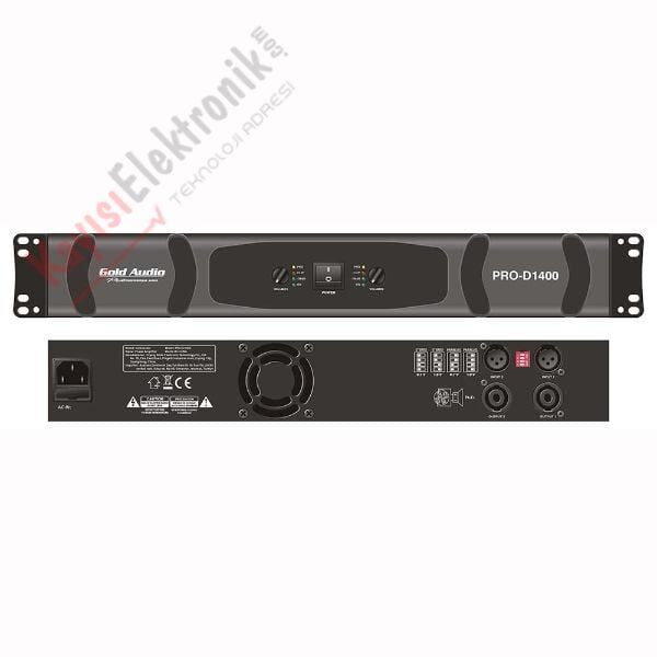 GOLD AUDİO PRO-D1400 2x1400W POWER