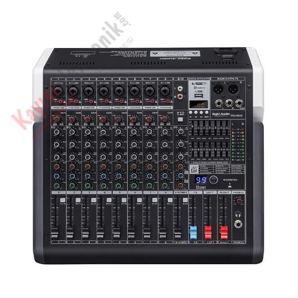 GOLD AUDİO PRO M-810 10 KANAL DECK MİKSER