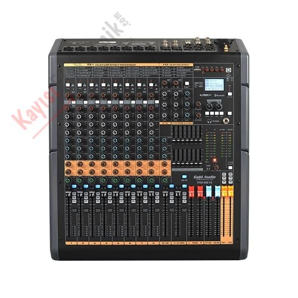 GOLD AUDİO PRO-M 612 12 KANAL DECK MİKSER