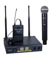 KÖNİG K-402 EL-YAKA 2 Kanallı UHF Telsiz Mikrofon