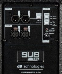 dB TECHNOLOGİES SUB-615 600 Watt 15inc Subbass Hoparlör