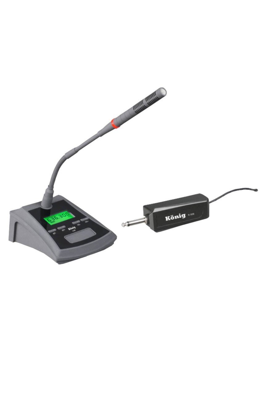 KONİG K-509 UHF Dijital Kürsü Telsiz Mikrofonu