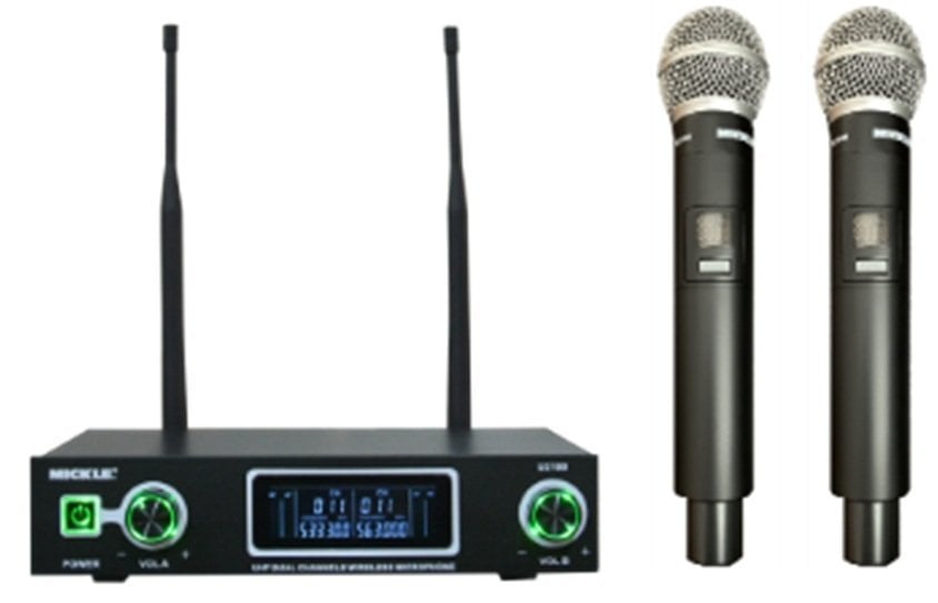 MİCKLE U2100EE 2 EL KABLOSUZ (TELSİZ) MİKROFON