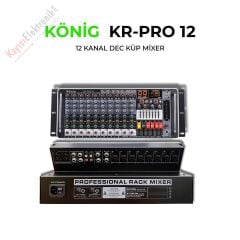 KÖNİG  KR-PRO 12 12 KANAL DECK KÜP MİXER