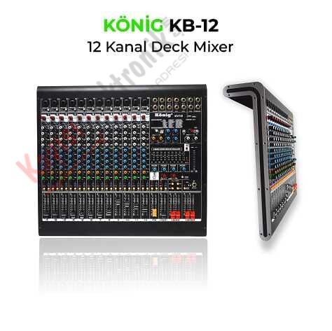 KÖNİG KB-12 12 KANAL DECK MİXER