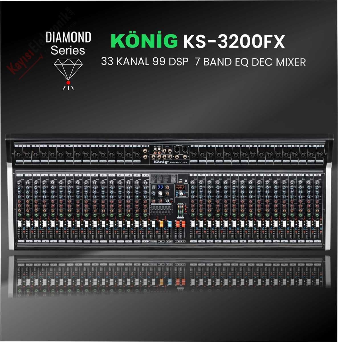 KÖNİG  KS-3200 FX DEC MİXER (DIAMOND)