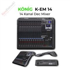 KÖNİG K-EM 14 14 KANAL DECK MİXER