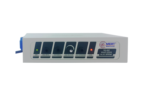 MERT MRT-3100 CAMİ TİPİ KABLOSUZ (TELSİZ) ANONS ALICISI