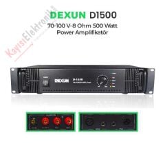 DEXUN D-1500 0,5 Ohm 70V-100V 500 W POWER