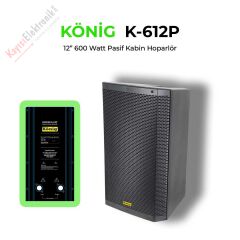 KÖNİG K-612 12'' 600W PASİF KABİN