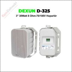 DEXUN D-325T BEYAZ SÜTUN HOPARLOR