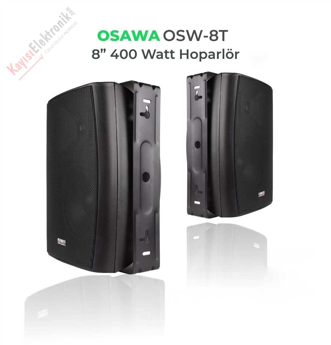 OSAWA OSW-8T SİYAH SÜTUN HOPARLÖR