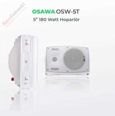 OSAWA OSW-5T BEYAZ SÜTUN HOPARLÖR