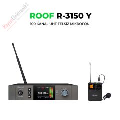 ROOF R-3150 UHF TELSİZ YAKA MİKROFON