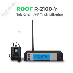 ROOF R-2100 UHF TELSİZ YAKA MİKROFON