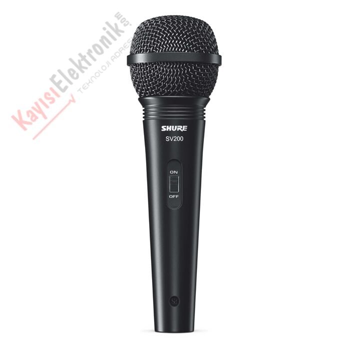 SHURE SV-200 DİNAMİK VOKAL MİKROFONU (ANAHTARLI)