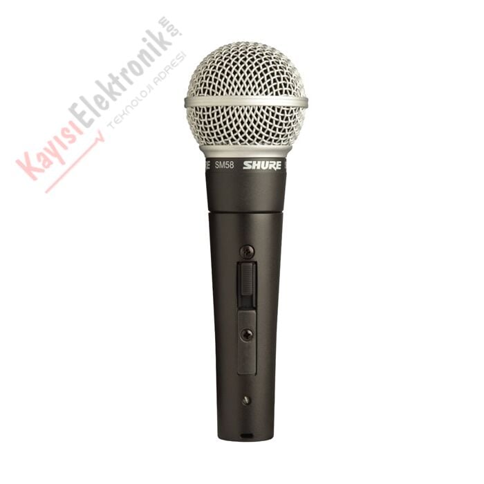SHURE SM58SE Anahtarlı Vokal Mikrofonu