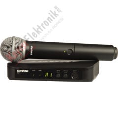 SHURE BLX24E/PG58-H8E Kablosuz El Mikrofonu Sistemi