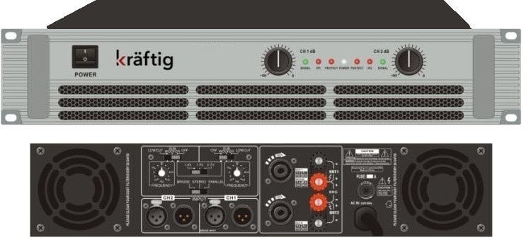 MÄCHTİG KP5000 2x2250W POWER AMFİ