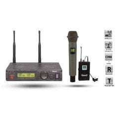 ROOF R-1200  E-Y İki Kanallı İki UHF Telsiz Mikrofon
