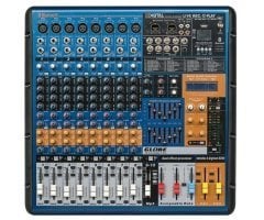 GLOBE ACOUSTIC GTP822FX 8 KANALLI AMFİLİ POWER  MİKSER