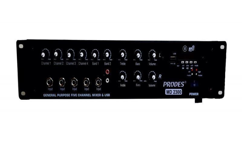 PRODES MD 2300 2X300 WATT 6 KANAL SES MİKSERİ