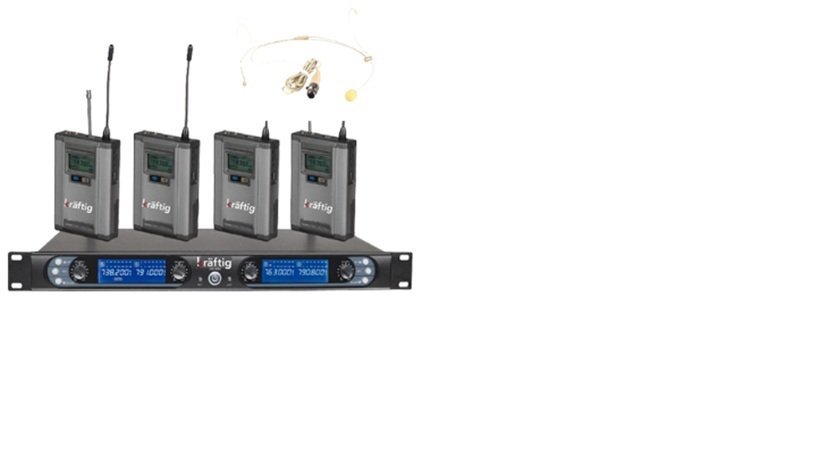 KRAFTİG U3104Y 4 HEADSET KABLOSUZ (TELSİZ) MİKROFON