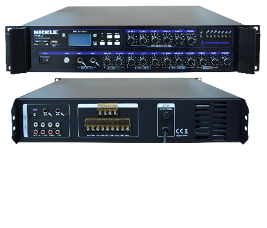 MİCKLE MA5500 500W GONGLU HAT TRAFOLU MİKSER AMFİ