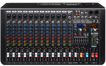 GLOBE ACOUSTİC GM1210FX 12 KANALLI DECK MİKSER