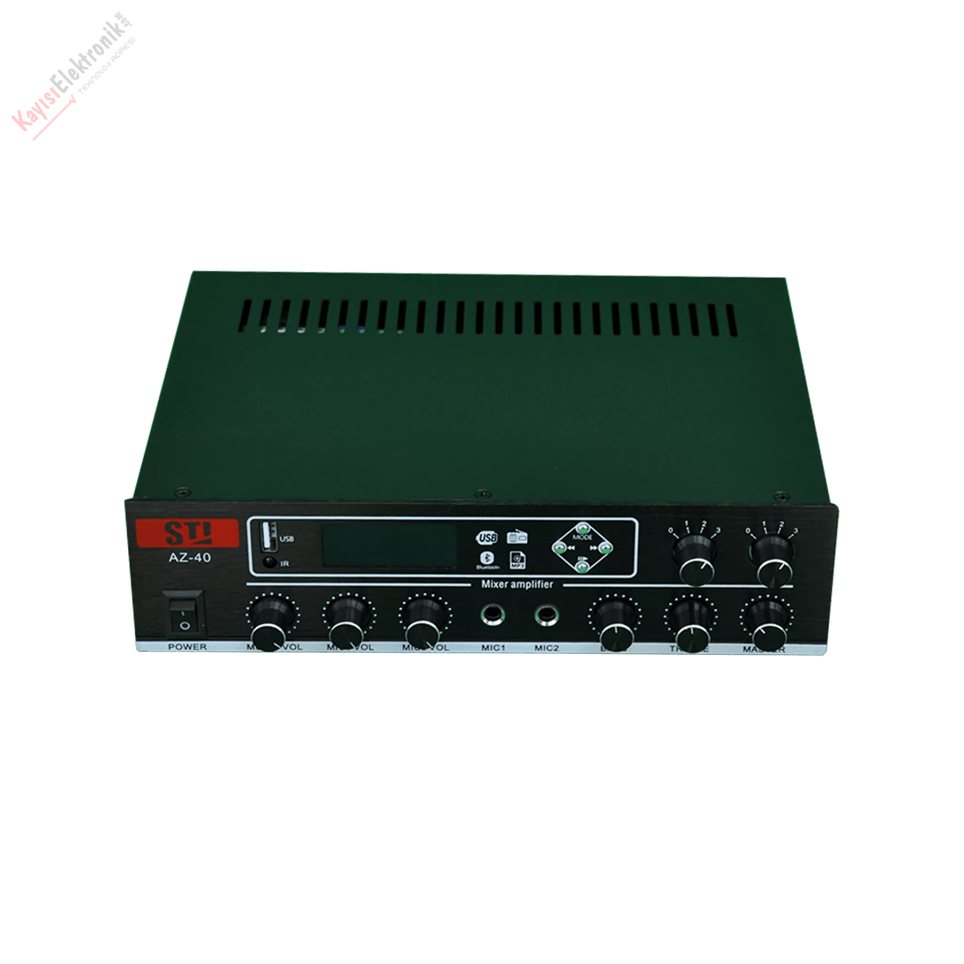 STI AZ-40 2x80W 2 BÖLGELİ TRAFOLU AMFİ