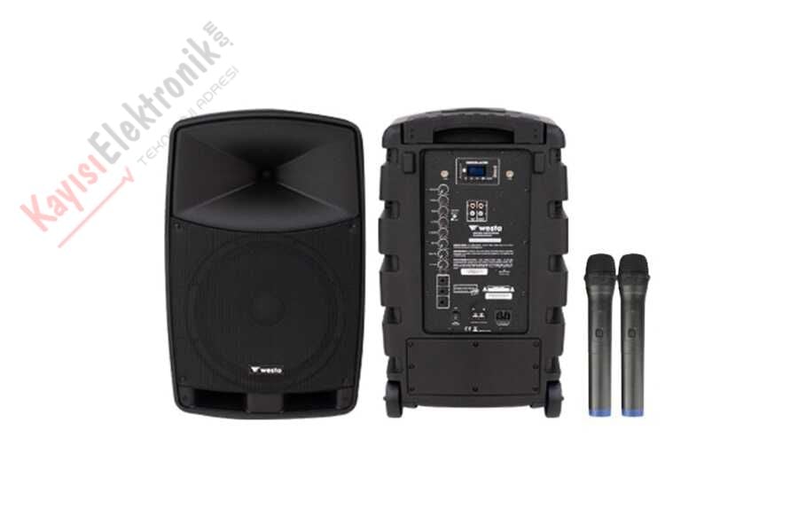 WESTA WAP-15505 400W 15'İNÇ TAŞINABİLİR SES SİSTEMİ