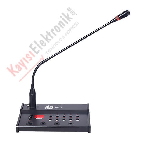 WÖLLER W-2010 10 BÖLGE ANONS MİKROFON ÜNİTESİ