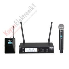 WÖLLER W-102 2 KANAL EL MİKROFONLU TELSİZ MİKROFON SETİ