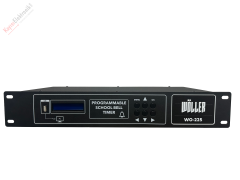 WÖLLER WO-225 PROGRAMLANABİLİR RACK TİPİ OKUL ZİL SAATİ
