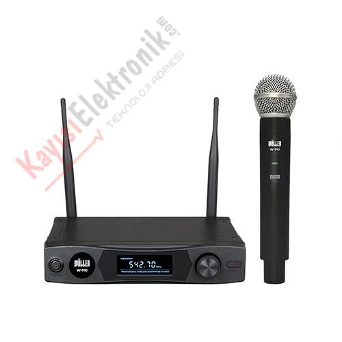 WÖLLER W-910E TEK KANAL EL MİKROFONLU TELSİZ MİKROFON