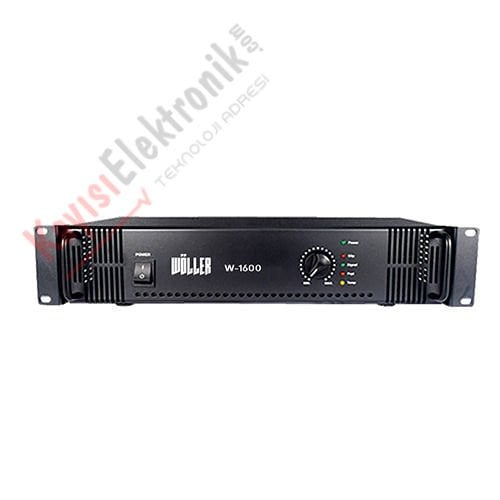 WÖLLER W-1600 HAT TRAFOLU POWER AMPLİFİKATÖR