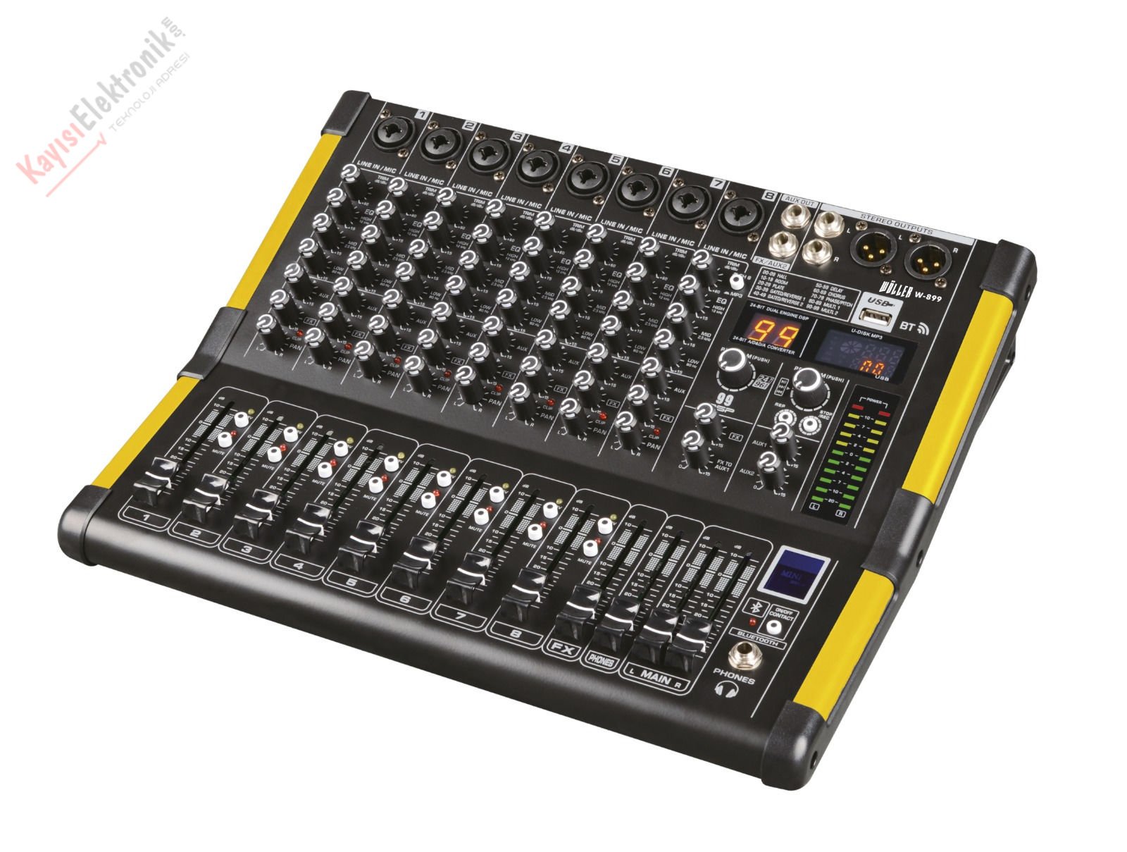 WÖLLER W-899 8 KANAL DECK MİKSER - Kayisielektronik.com'da