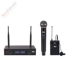 WÖLLER W-950 1 EL 1 YAKA MİKROFONLU KABLOSUZ MİKROFON SETİ