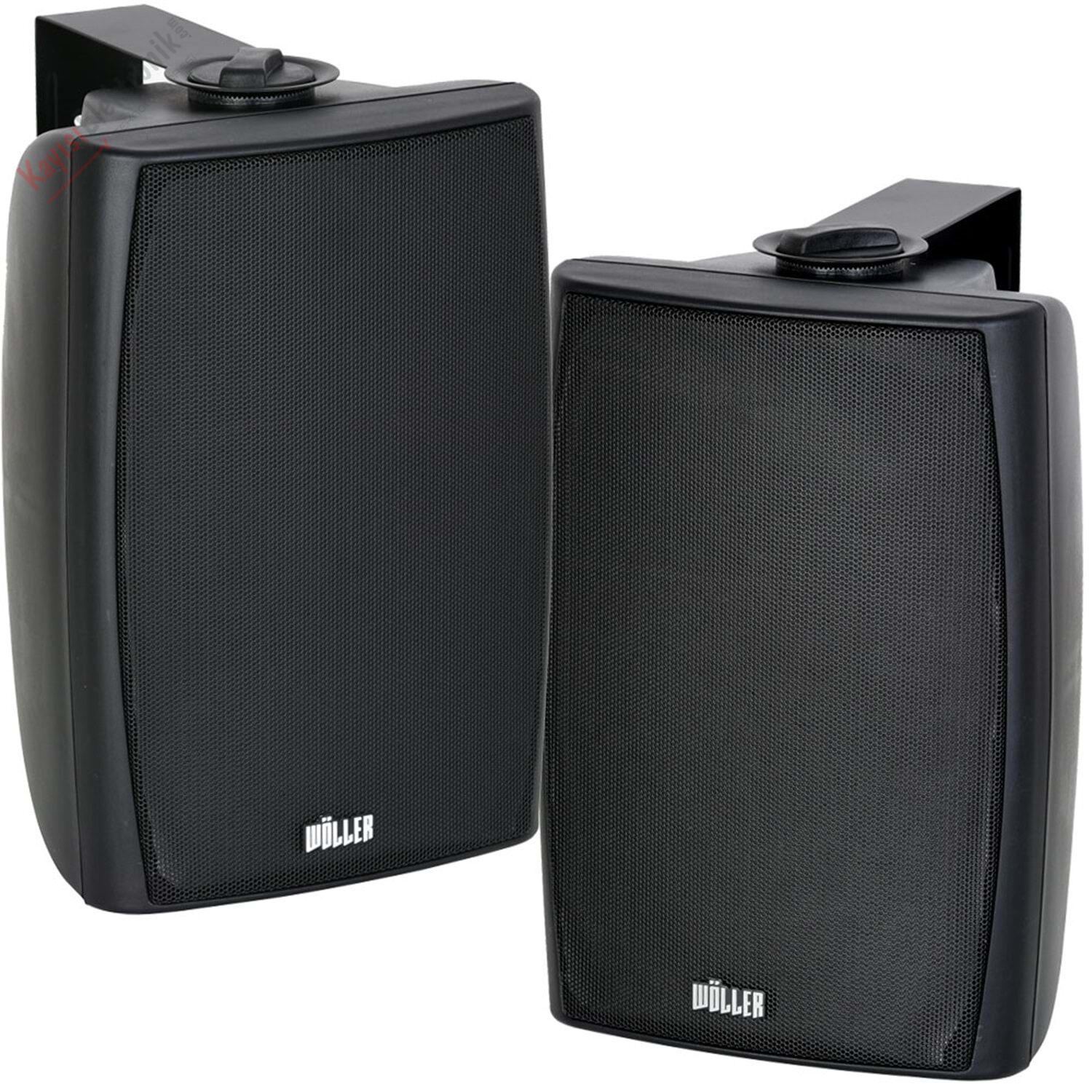 WÖLLER W-6TS 6'' SİYAH HAT TRAFOLU DUVAR HOPARLÖRÜ