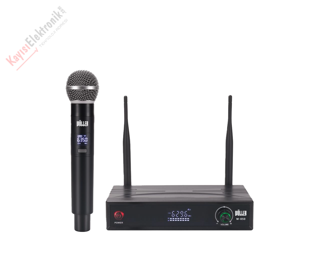 WÖLLER W-850E TEK KANAL EL TELSİZ MİKROFONU