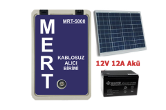 MERT MRT-5000 GÜNEŞ PANELLİ VHF KABLOSUZ (TELSİZ) ANONS ALICISI