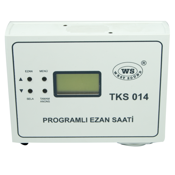 WEST SOUND TKS 014 V2 Duvar Tipi Programlı Ezan Saati