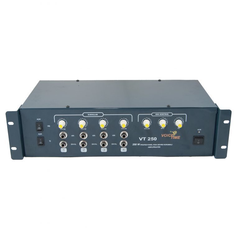 WEST SOUND VT-250 250 Watt 4 Kanallı Amfi