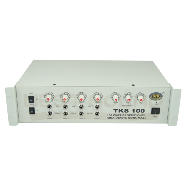 WEST SOUND TKS 100 6 Kanallı 100 Watt Mikserli Amfi